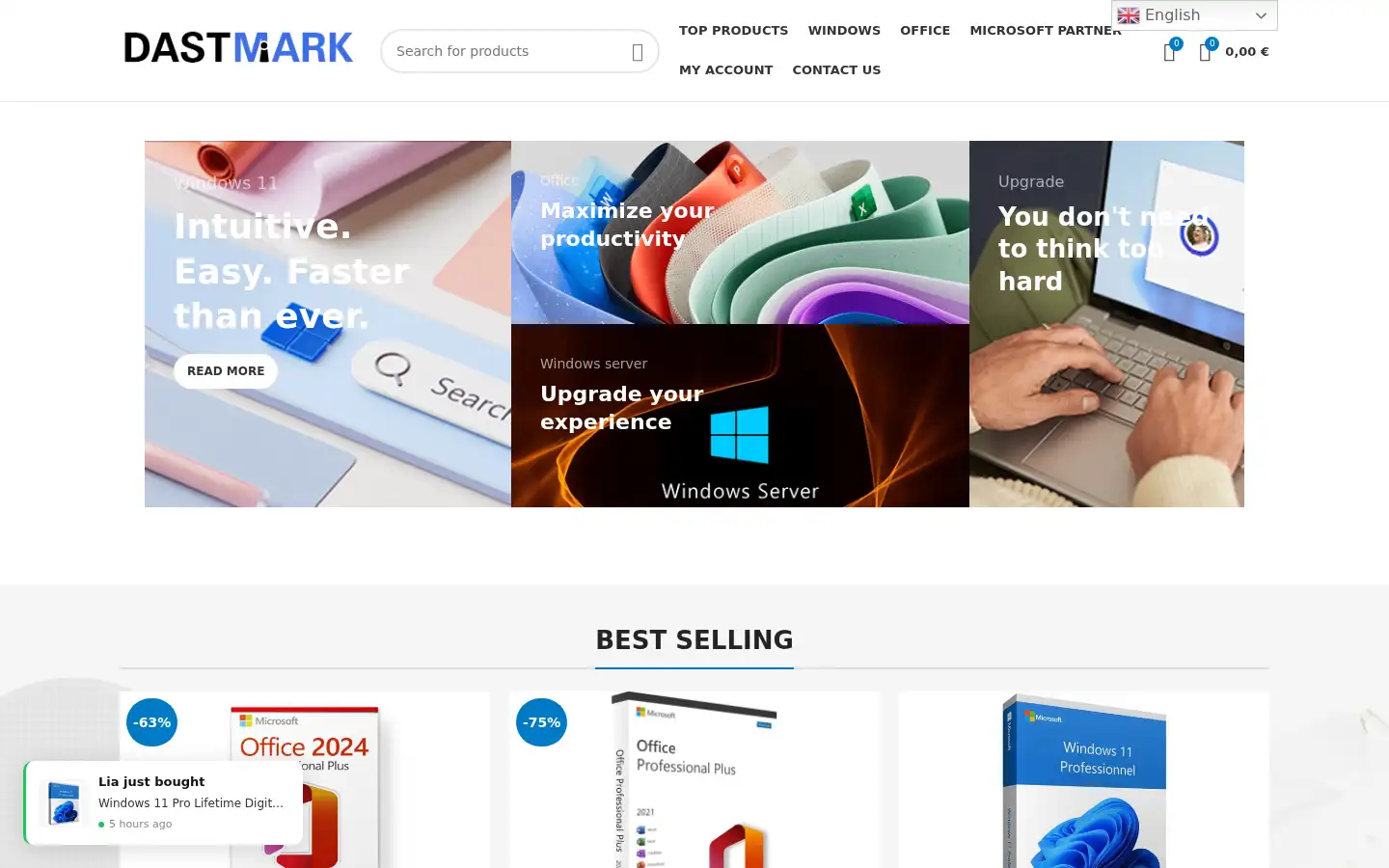 Screenshot of dastmark.com