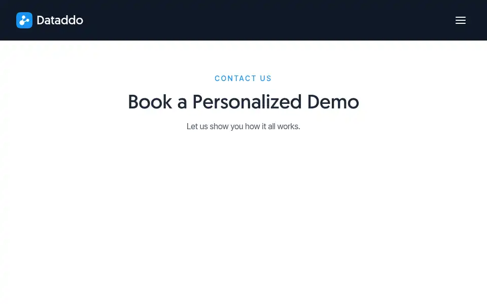 Screenshot of dataddo.com
