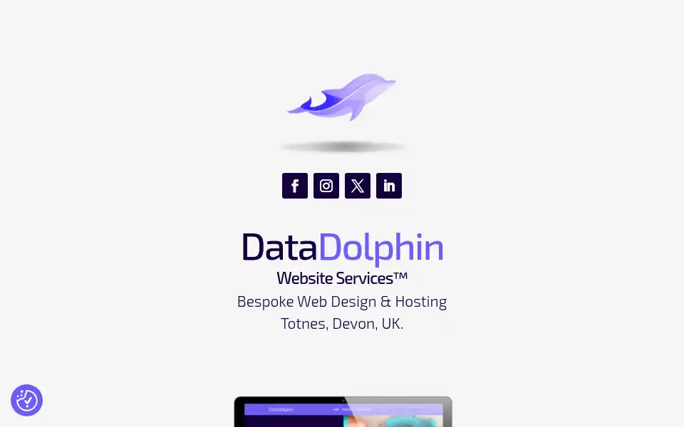 Screenshot of datadolphin.co.uk