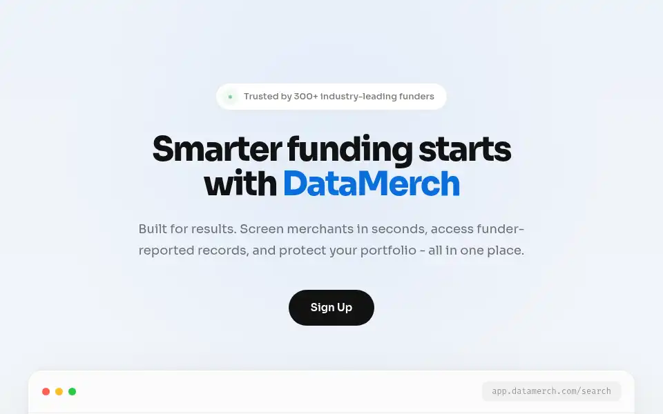 Screenshot of datamerch.com