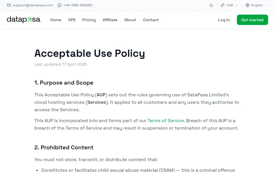 Screenshot of datapasa.com
