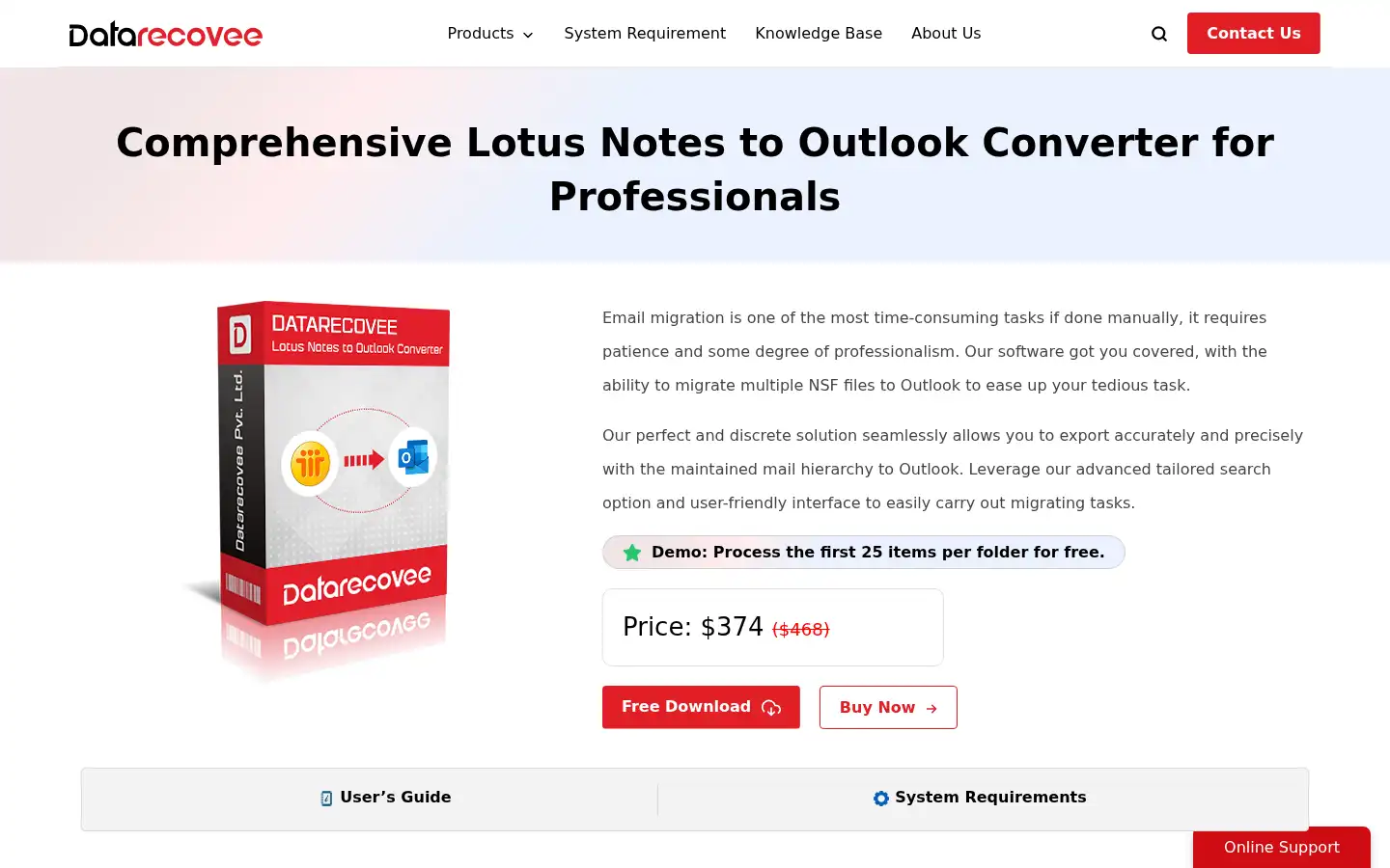 Screenshot of datarecovee.com