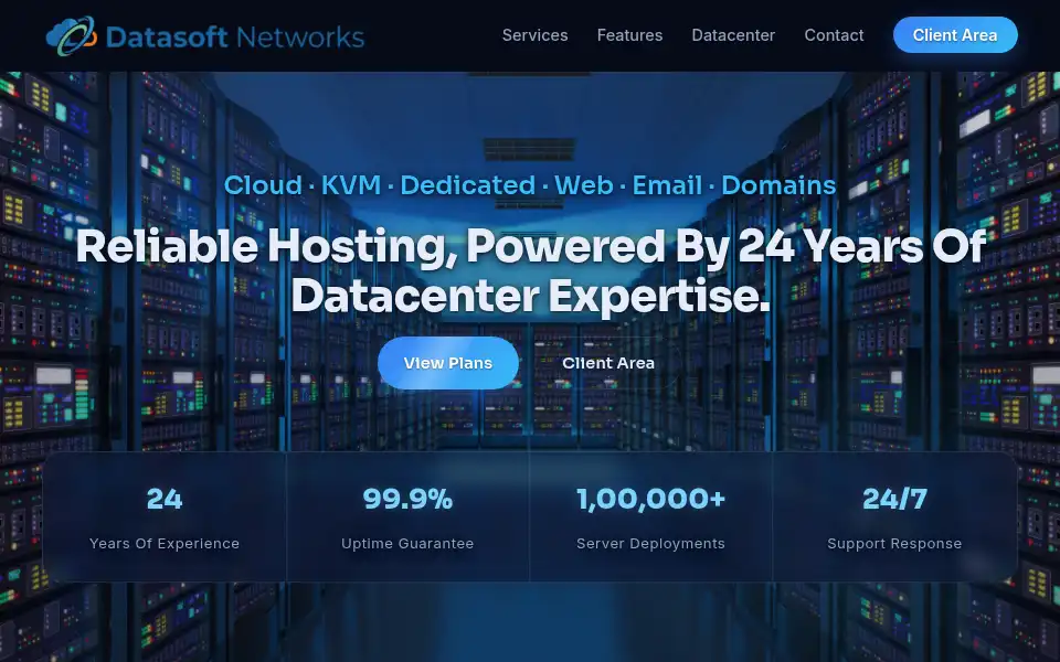 Screenshot of datasoft.ws