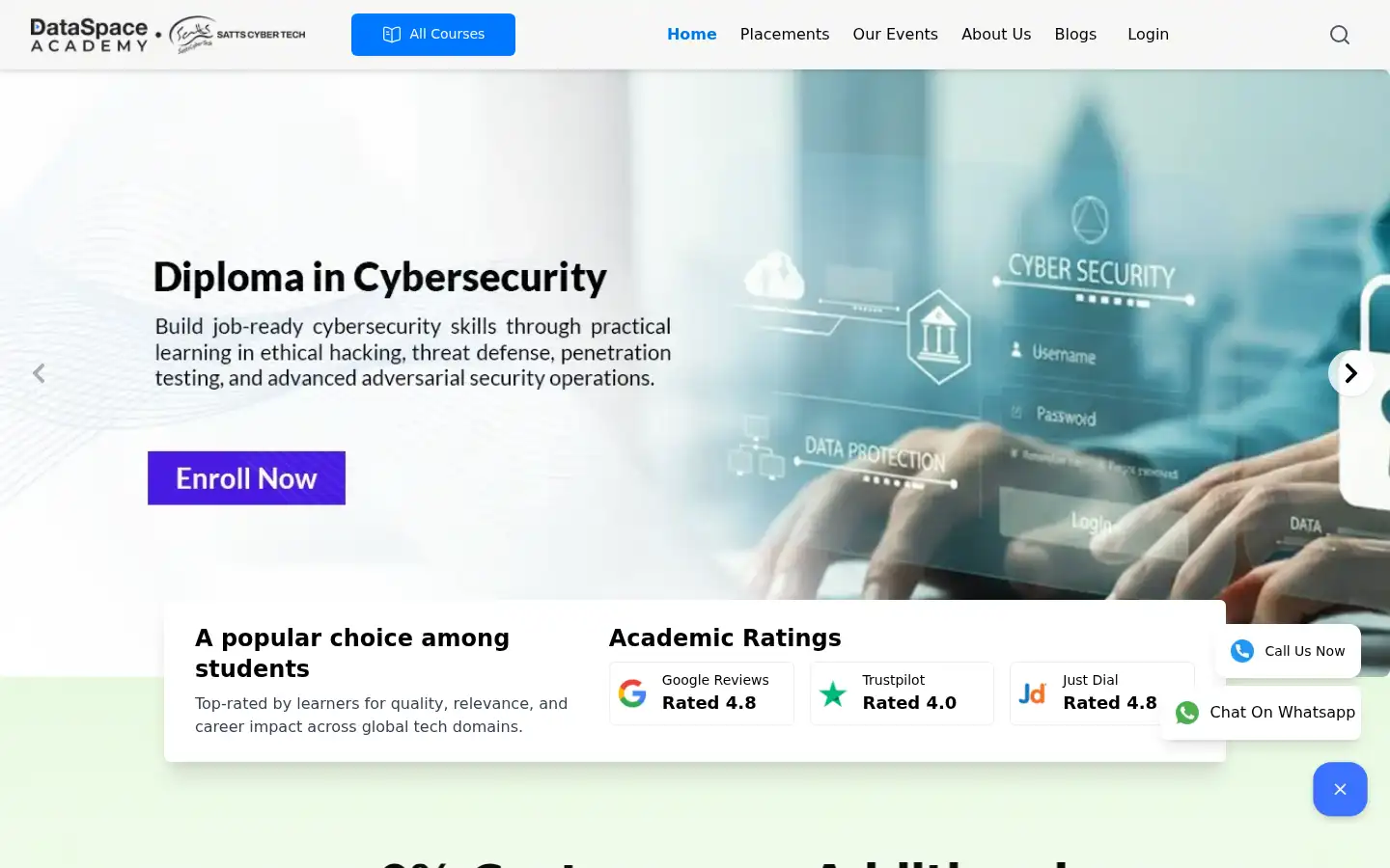 Screenshot of dataspaceacademy.com