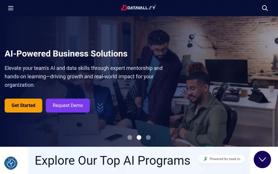 Screenshot of datavalley.ai