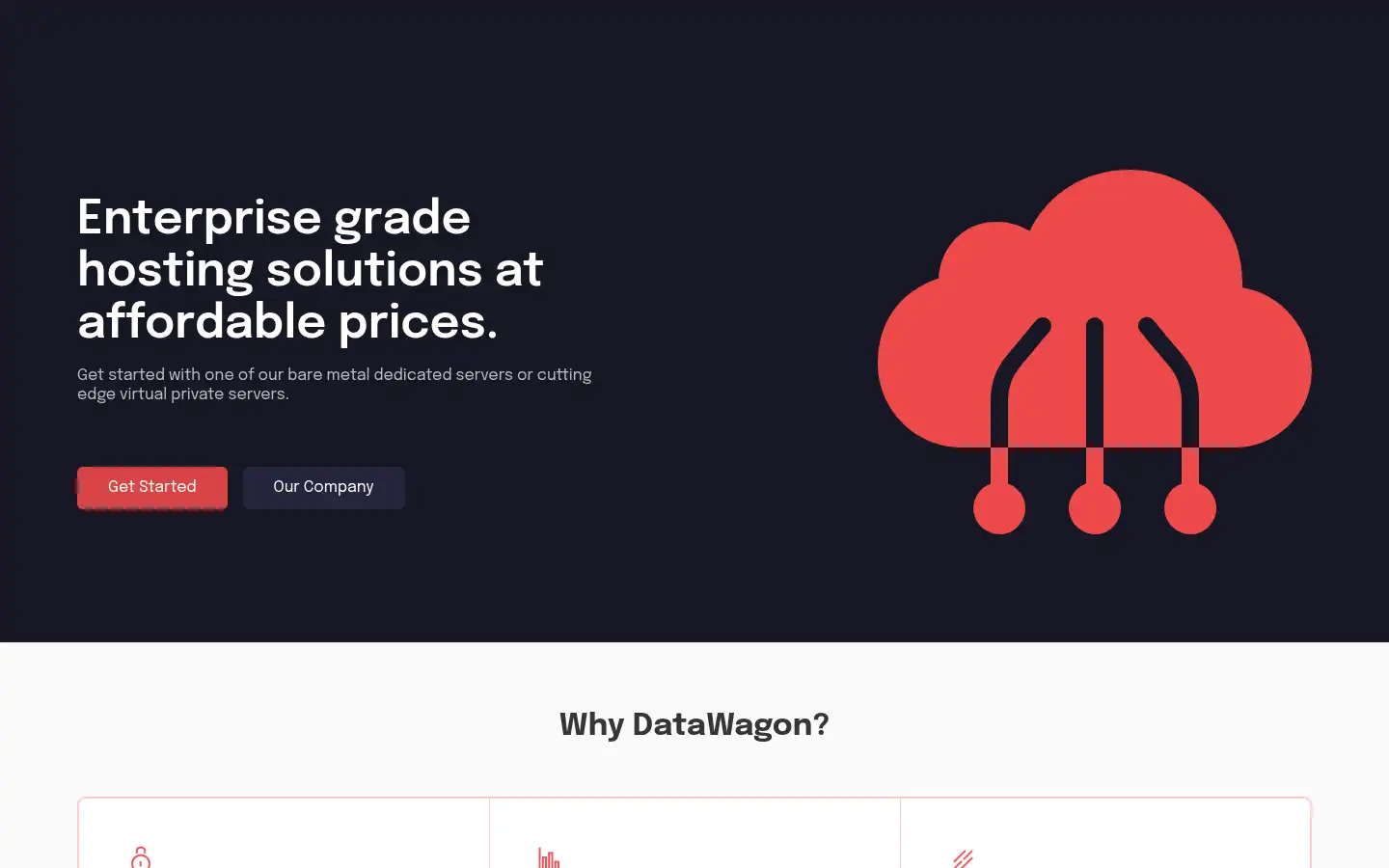 Screenshot of datawagon.com