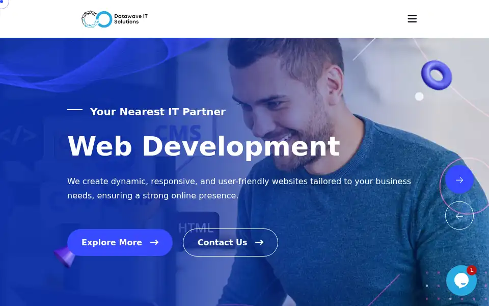 Screenshot of datawaveit.com
