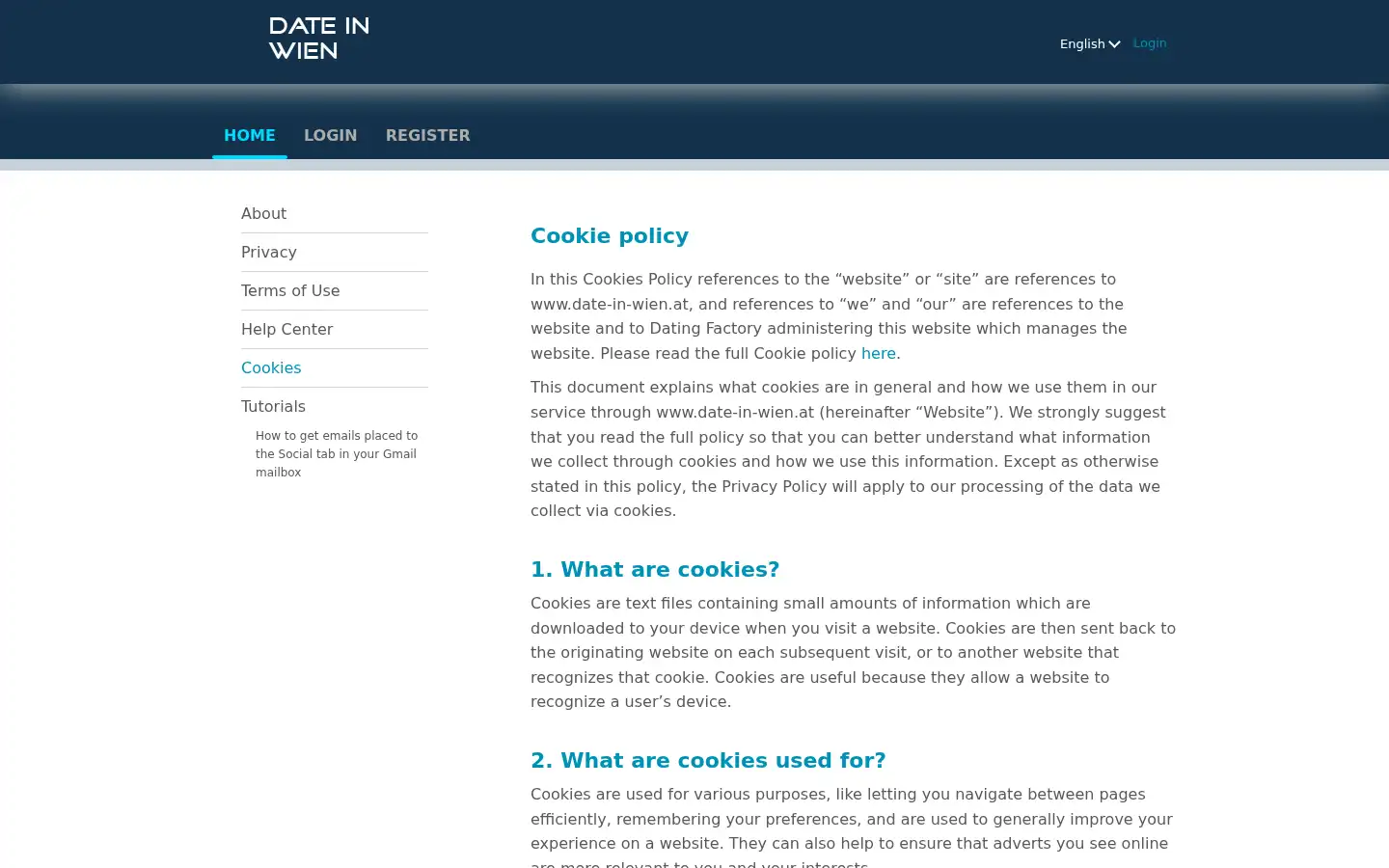 Screenshot of date-in-wien.at