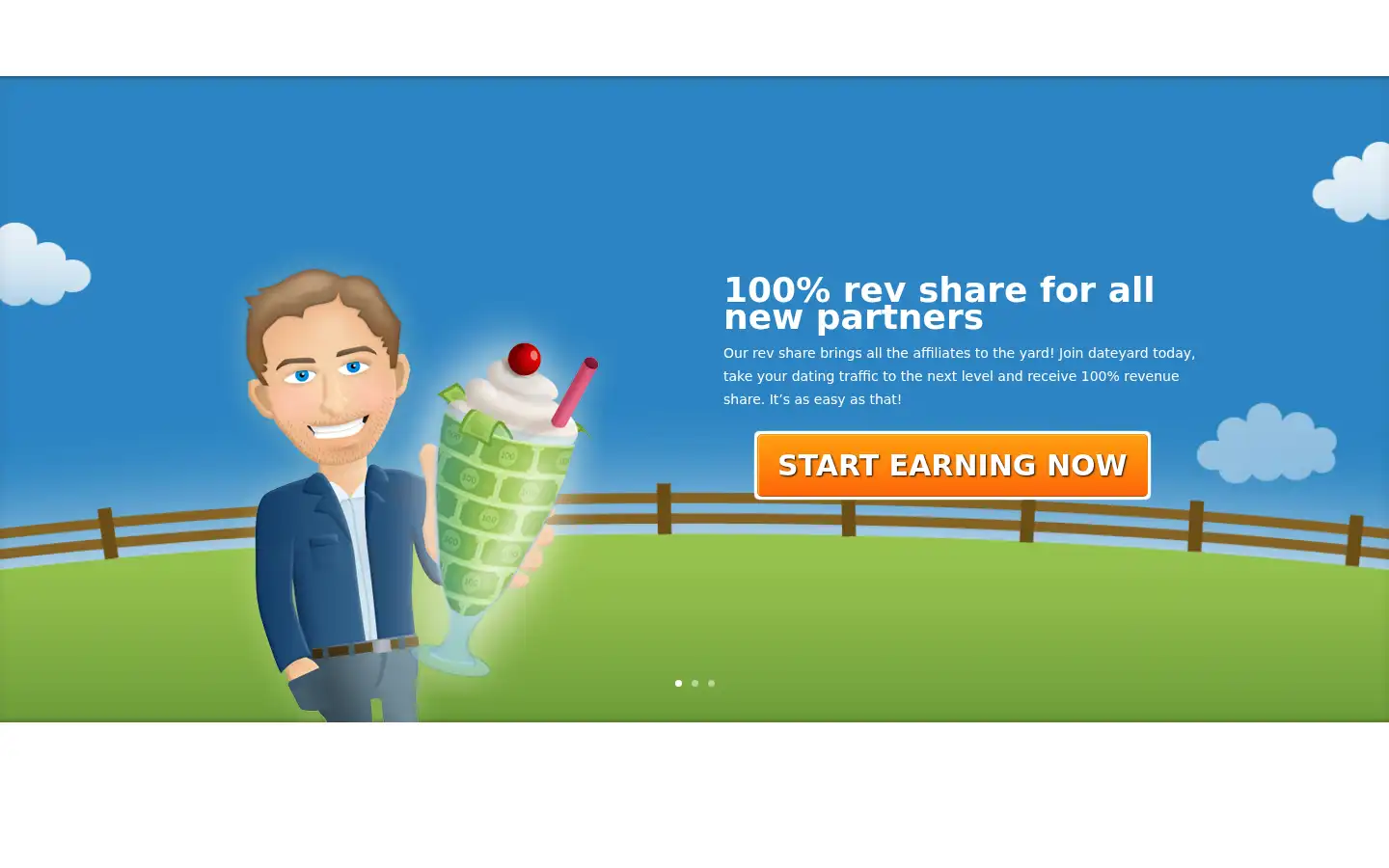 Screenshot of dateyard.com