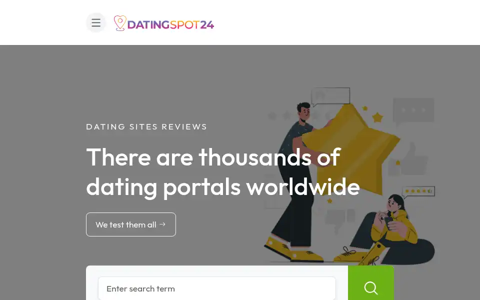 Screenshot of datingspot24.com