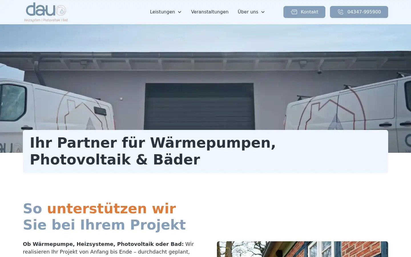 Screenshot of dau-flintbek.de