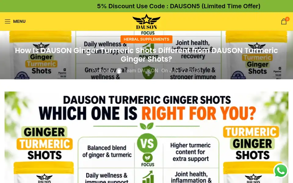Screenshot of dauson.store