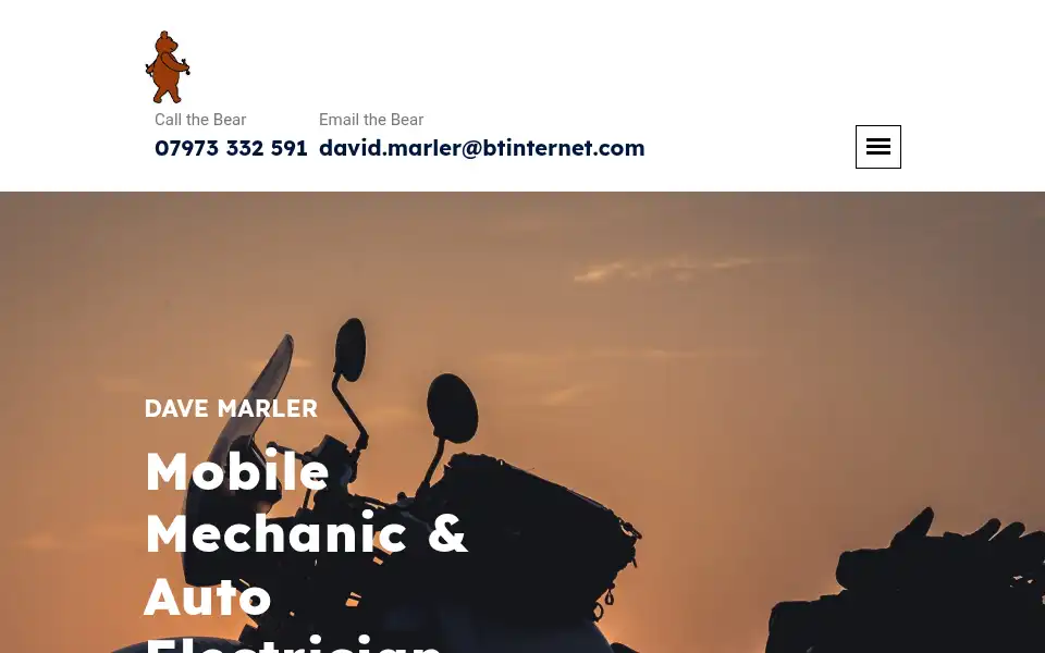 Screenshot of davemarler.com