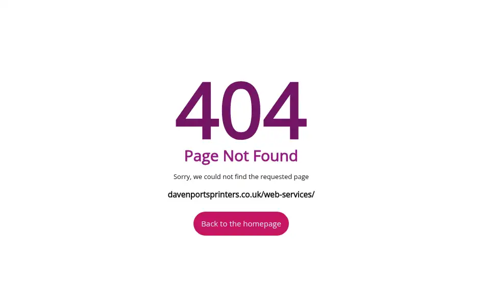 Screenshot of davenportsmedia.co.uk