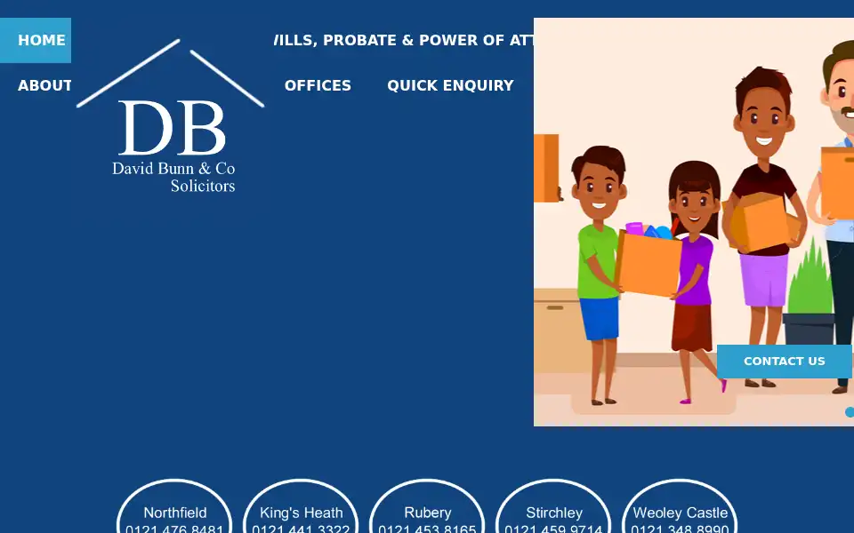 Screenshot of david-bunn.com