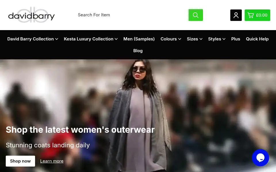 Screenshot of davidbarry.com