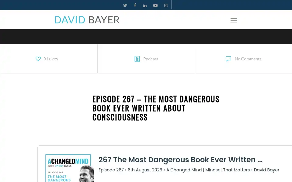 Screenshot of davidbayer.com