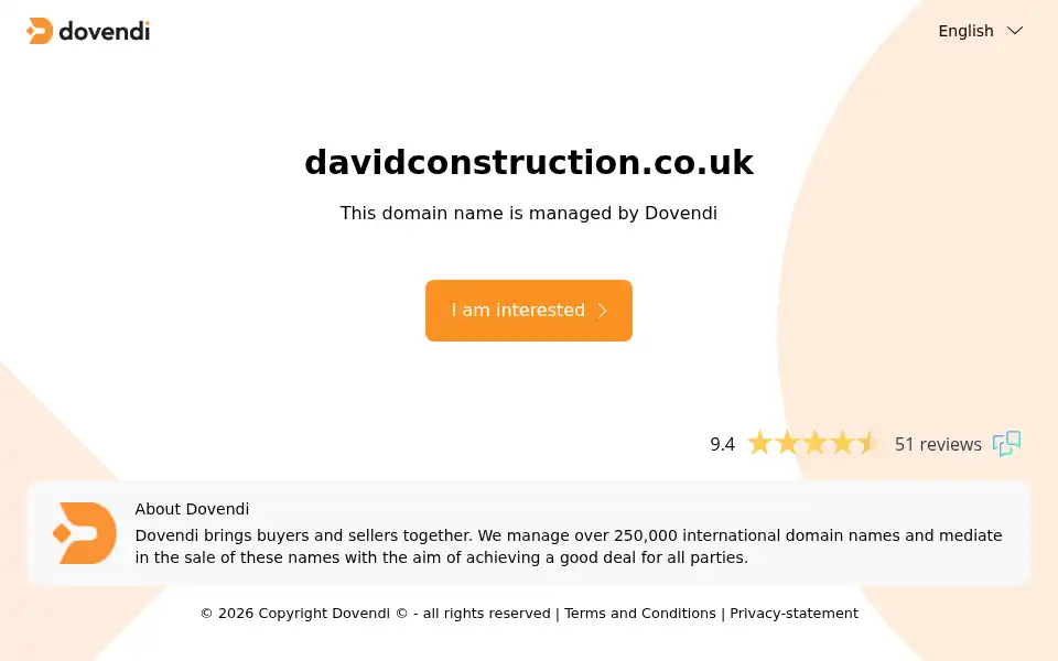 Screenshot of davidconstruction.co.uk