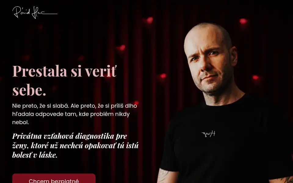 Screenshot of davidhanc.sk