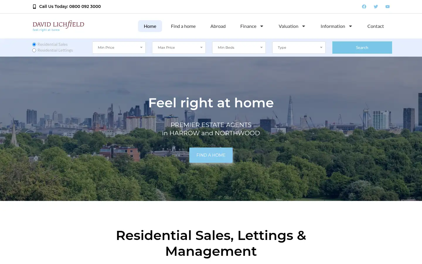 Screenshot of davidlichfield.com