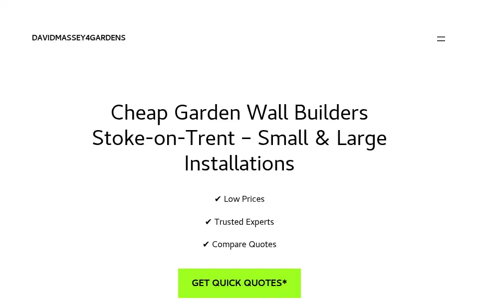 Screenshot of davidmassey4gardens.co.uk