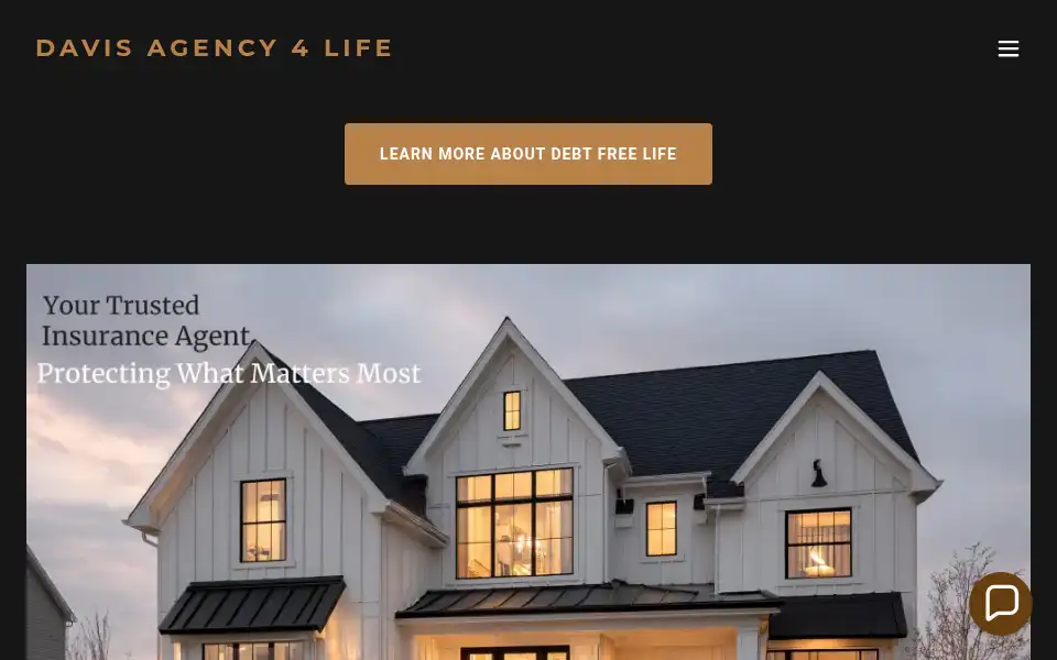 Screenshot of davisagency4life.com