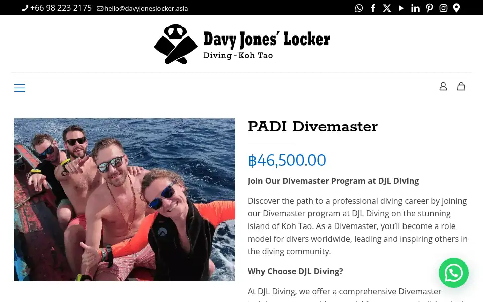 Screenshot of davyjoneslocker.asia