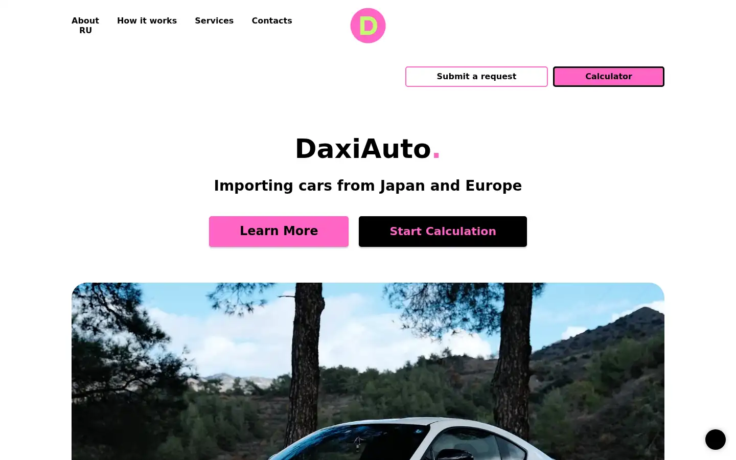 Screenshot of daxiauto.eu
