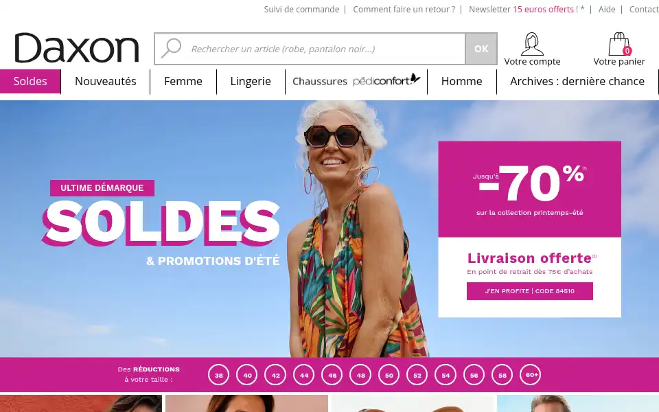 Screenshot of daxon.fr