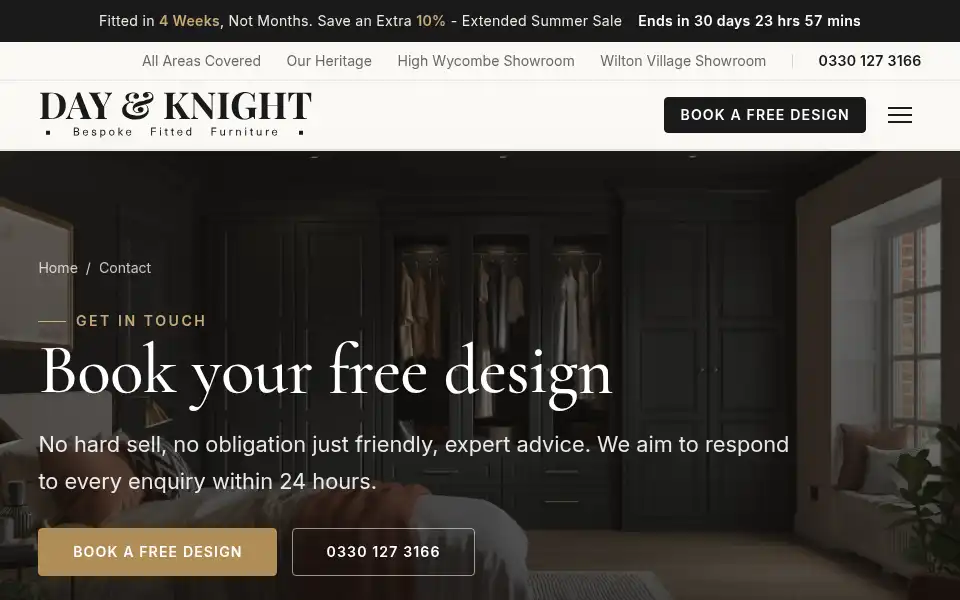 Screenshot of day-and-knight.co.uk