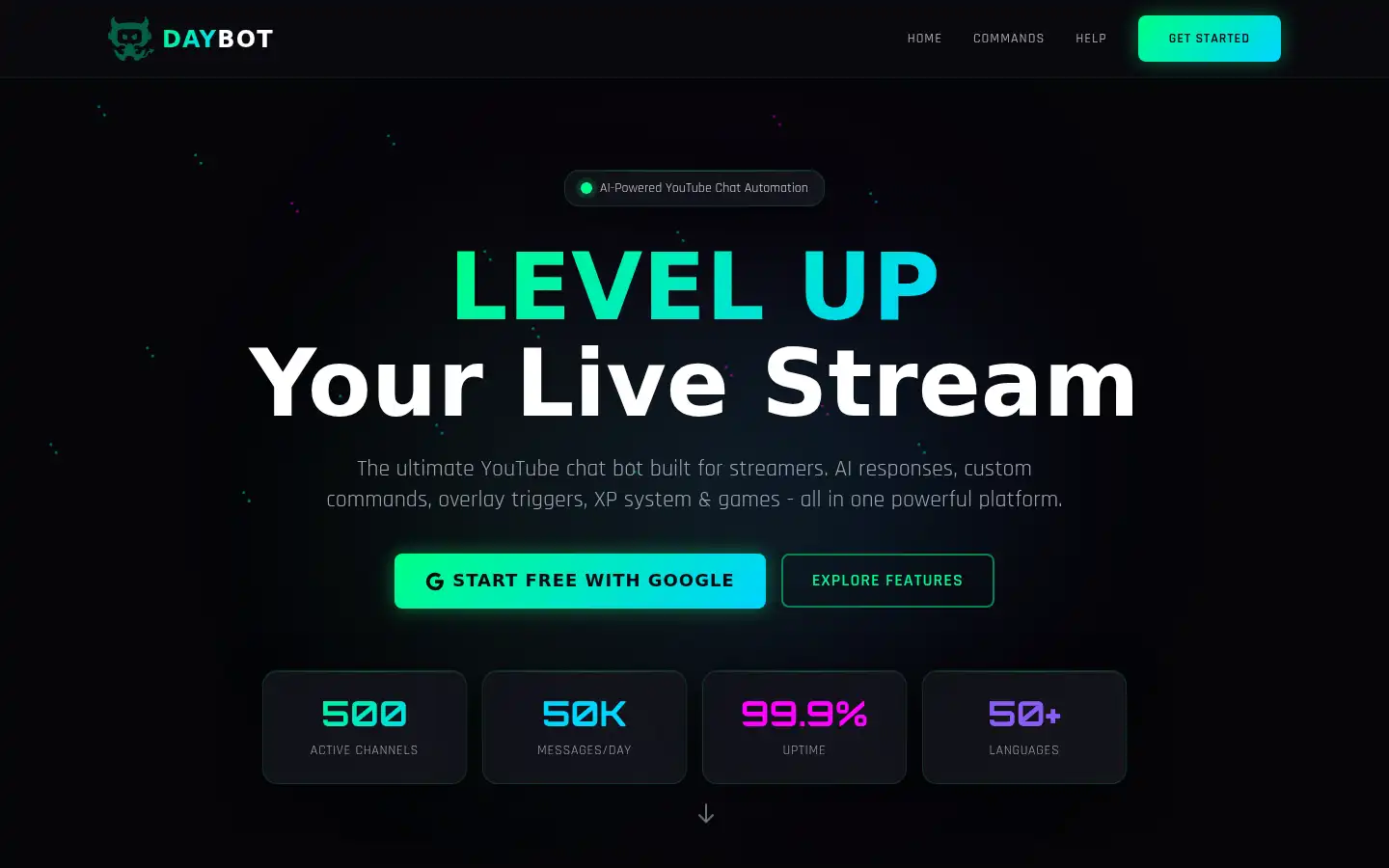 Screenshot of daybot.tv