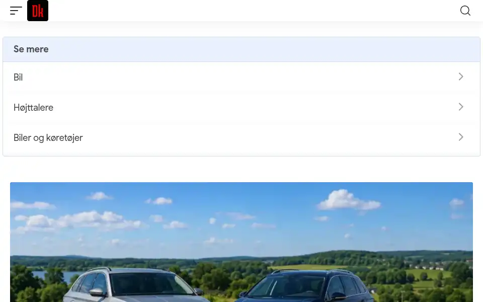 Screenshot of dayie.dk