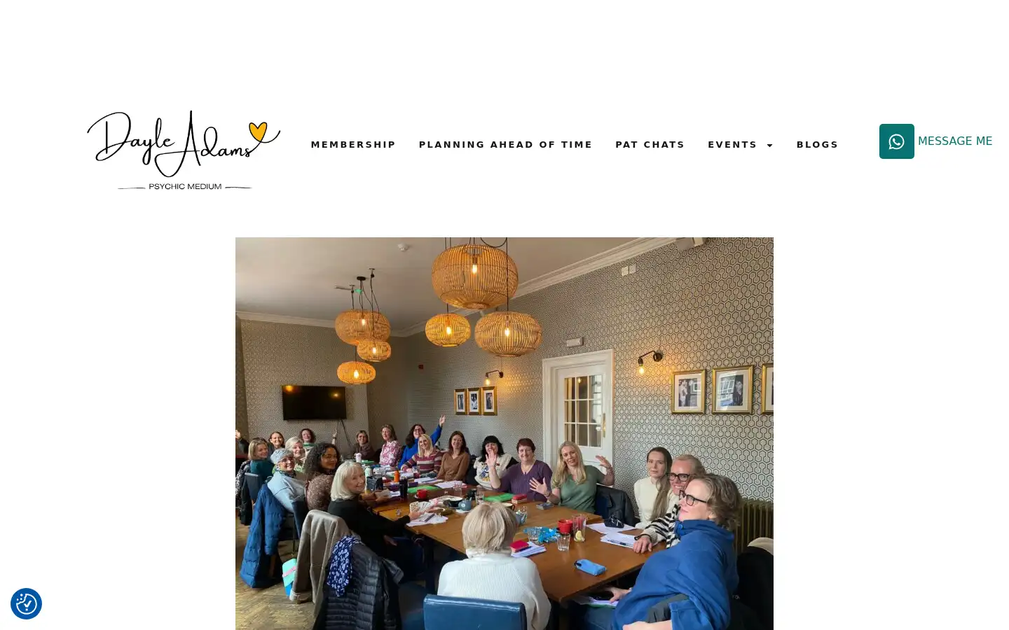 Screenshot of dayleadams.com