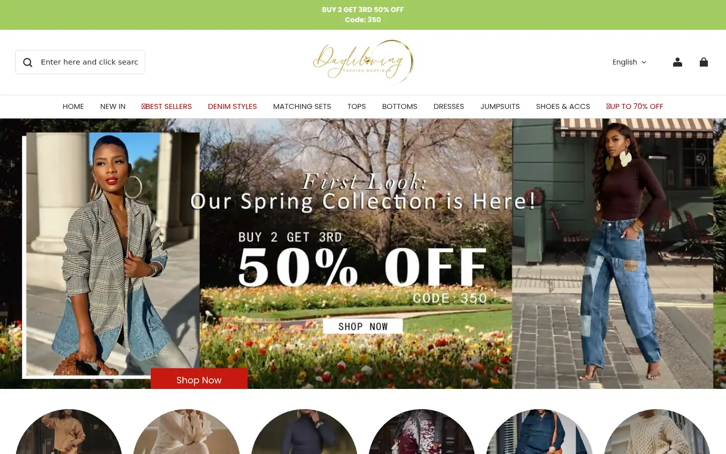 Screenshot of dayliloving.com