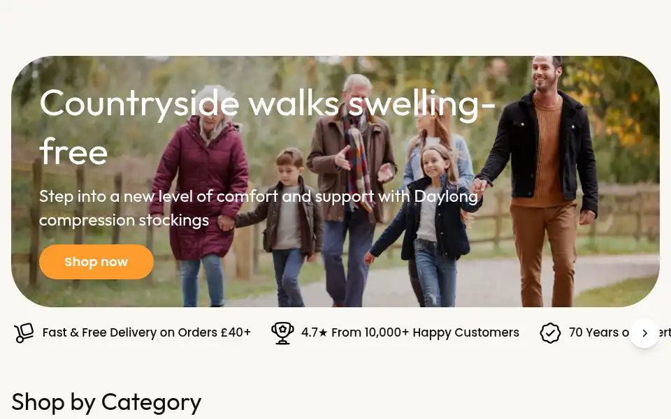 Screenshot of daylong.co.uk