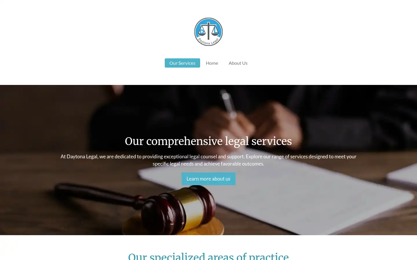 Screenshot of daytonalegal.org