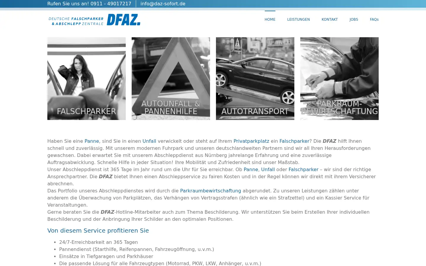 Screenshot of daz-sofort.de