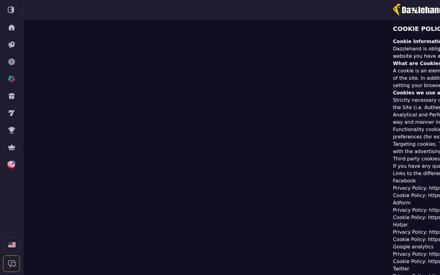 Screenshot of dazzlehand.com