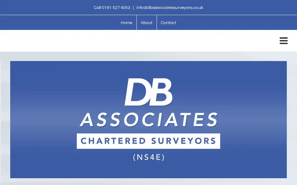 Screenshot of dbassociatessurveyors.co.uk