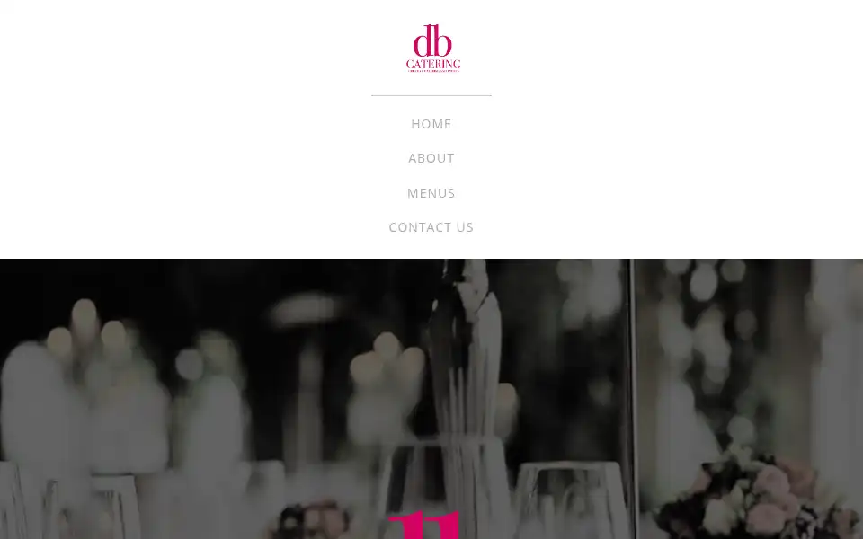 Screenshot of dbcatering.co.uk