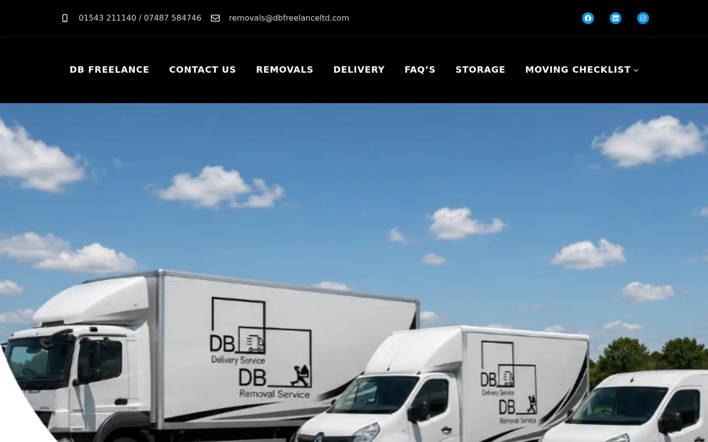 Screenshot of dbfreelanceltd.com