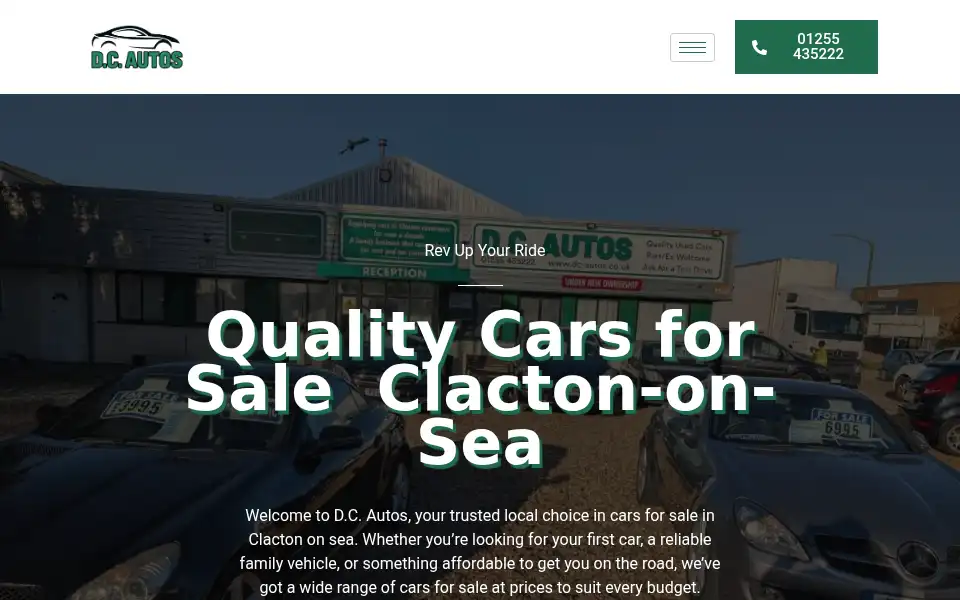 Screenshot of dc-autos.co.uk