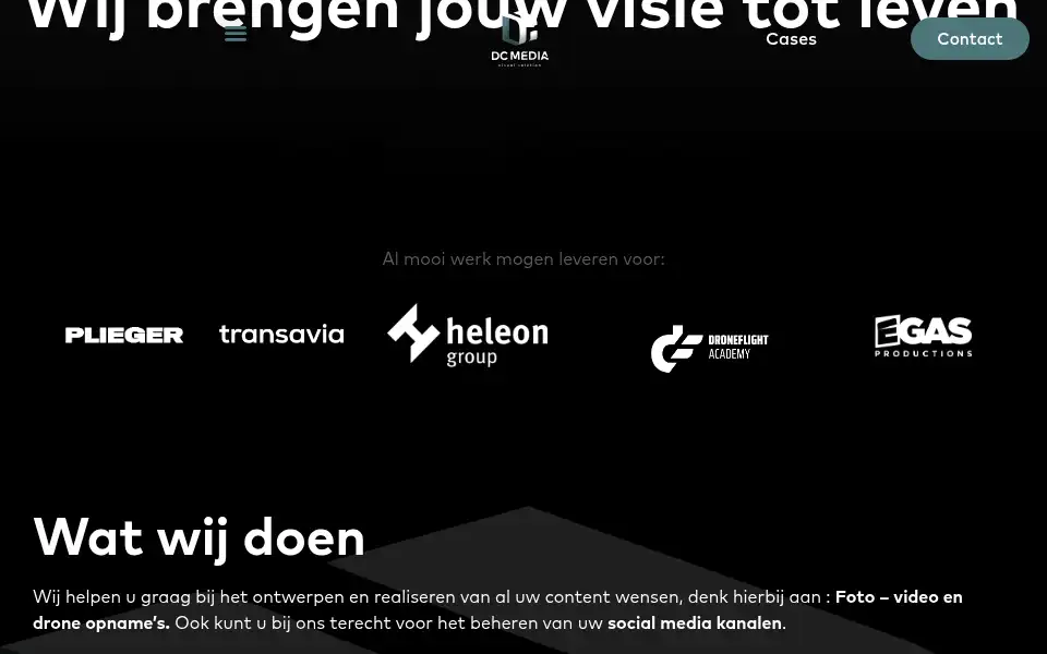 Screenshot of dc-media.nl