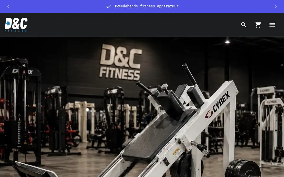 Screenshot of dcfitness.nl