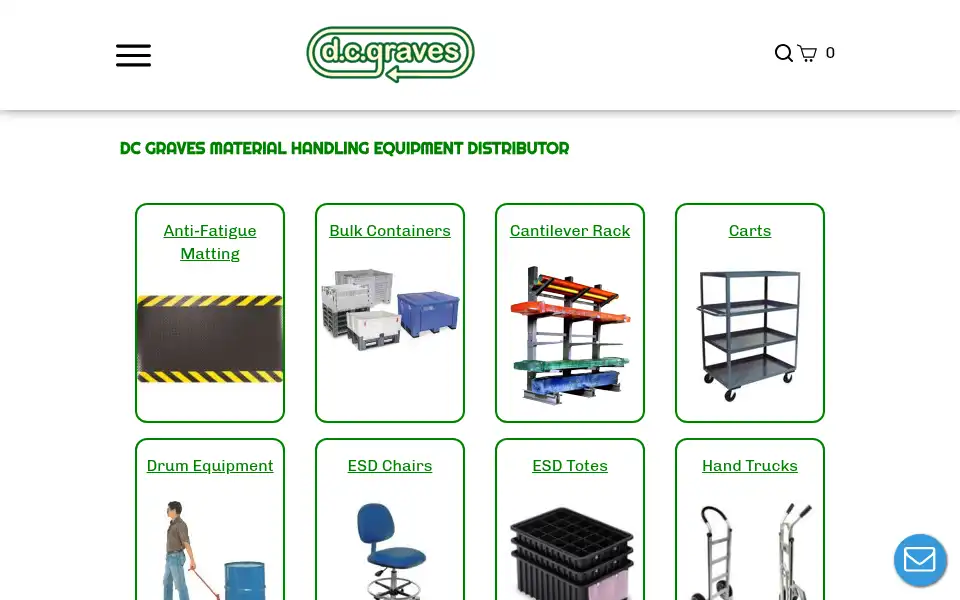 Screenshot of dcgraves.com