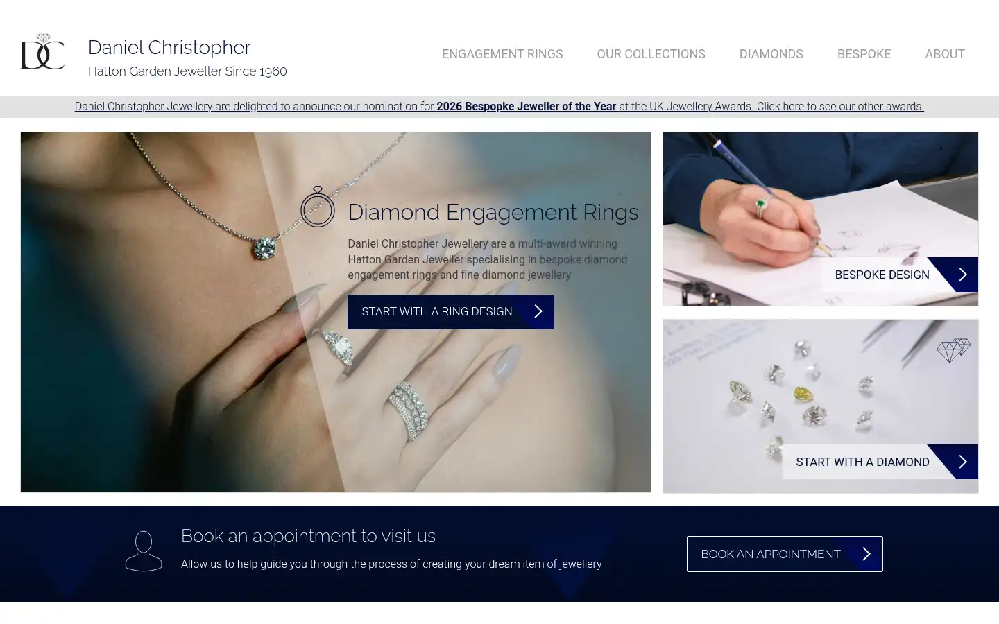 Screenshot of dcjewellery.com