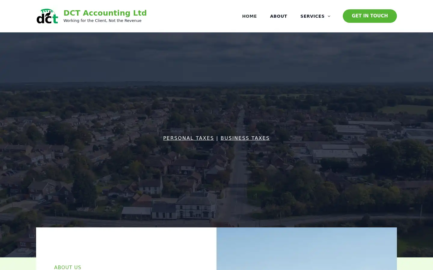 Screenshot of dctaccounts.co.uk