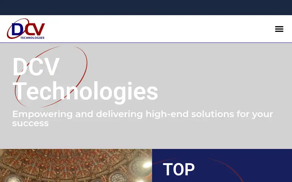 Screenshot of dcvtechnologies.co.uk