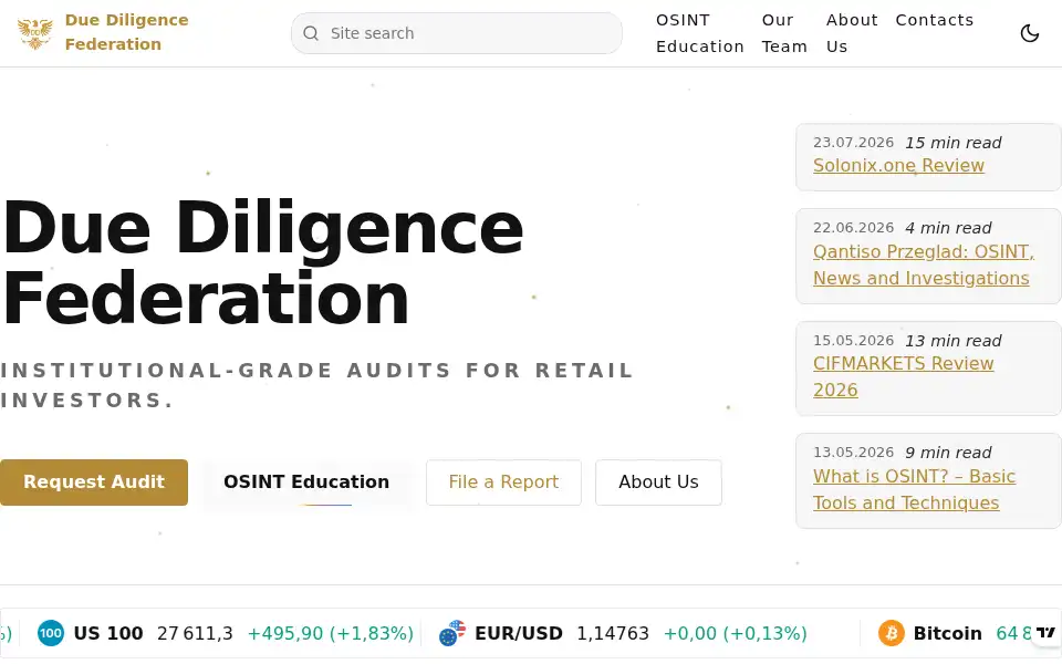 Screenshot of dd-federation.org