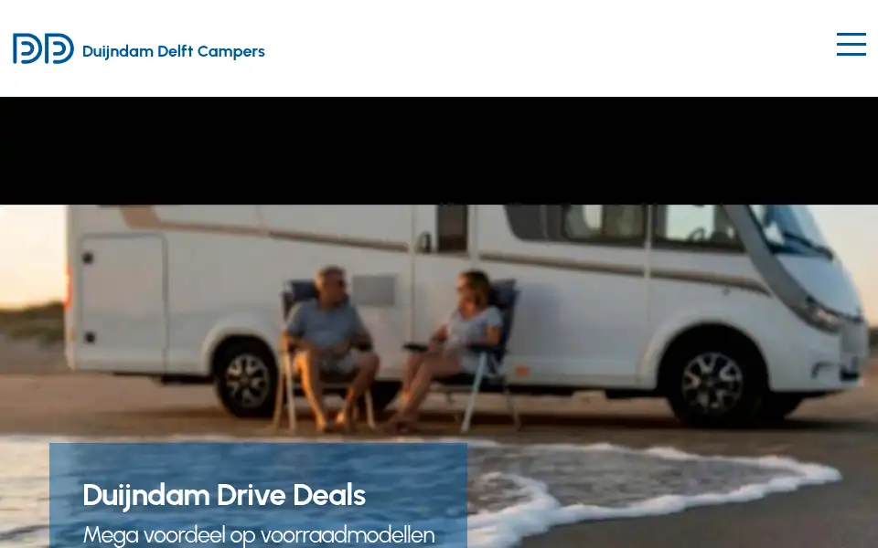 Screenshot of ddcaravans.nl